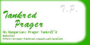 tankred prager business card